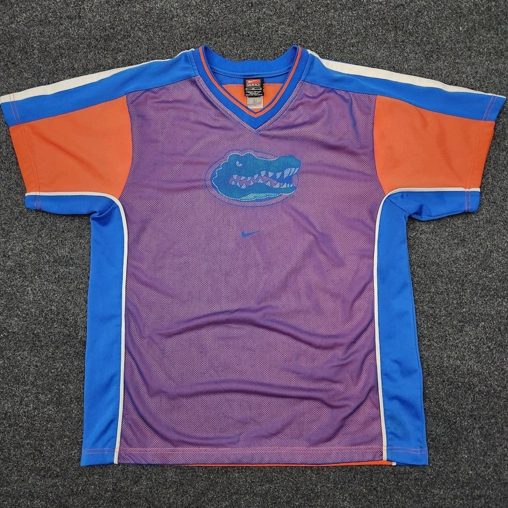 Vintage Nike Youth XL(20) Florida Gators Mesh Layered Top
